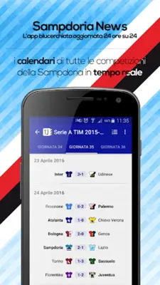 Sampdoria News android App screenshot 3