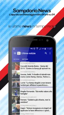 Sampdoria News android App screenshot 5